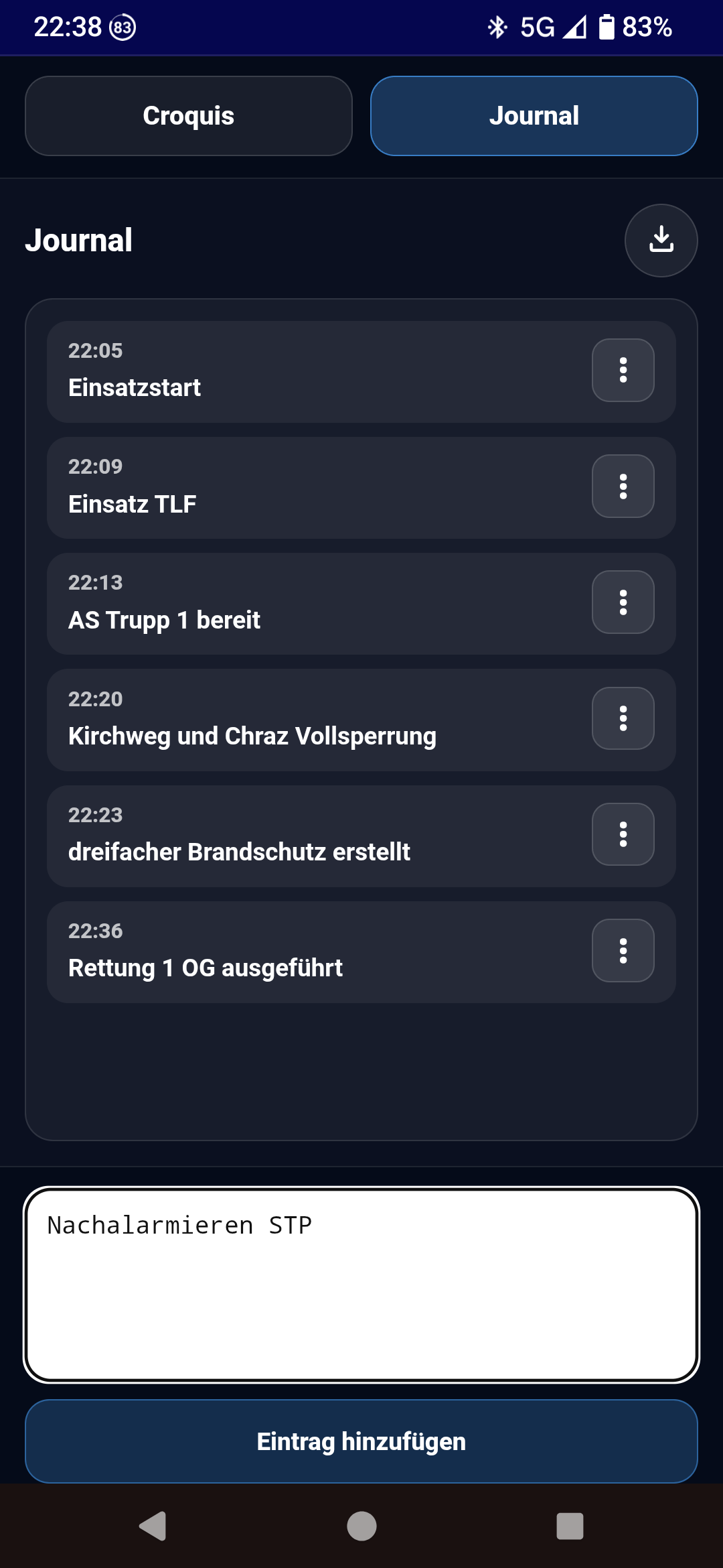 Journalführung