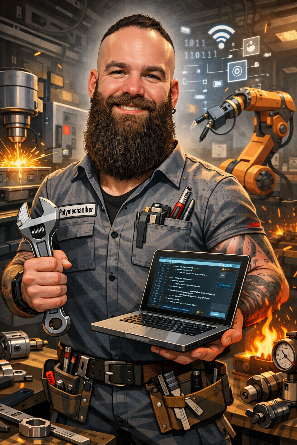 Joe – Polymechaniker & App-Bauer